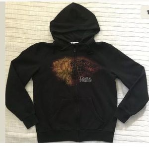 HBO GAME OF THRONES HOODIE FULL ZIP SMALL